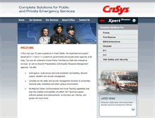 Tablet Screenshot of crisys.com